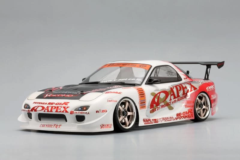 DP-APEX Yokomo - 1/10 Scale EP RC Drift Car Kit - APEX D1 Project FD3S 3 DP-APEX Yokomo - 1/10 Scale EP RC Drift Car Kit - APEX D1 Project FD3S