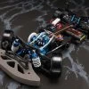 DP-DRB Yokomo - Yokomo DRB Yokomo Blue W/Silver Chassis Control Bridge -Remote Control Model Shop b YOKDRB